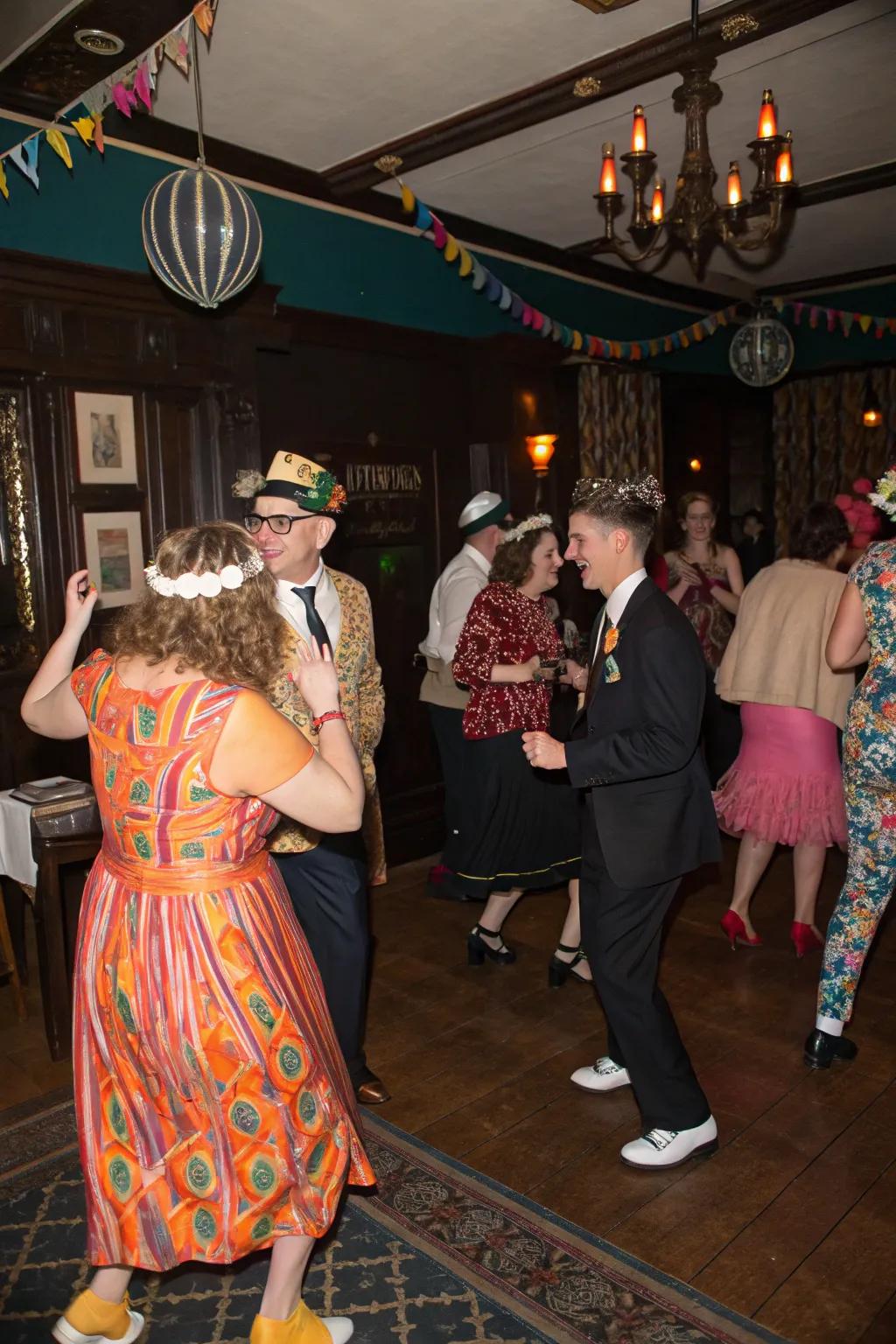 Travel back in history with an era-themed costume get-together.