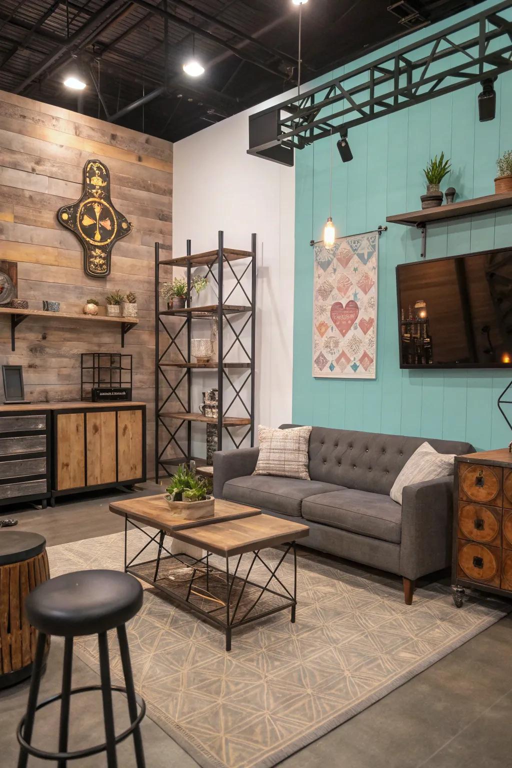 Urban chic feel adds a modern and sharp look to your home design.