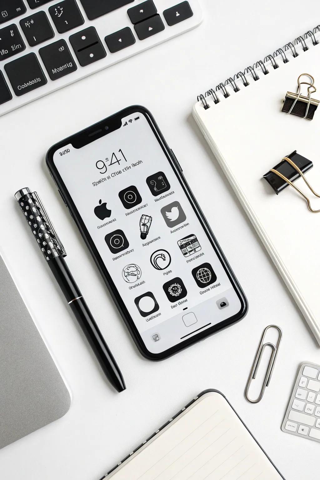 Monochrome themes deliver enduring elegance and simplicity.