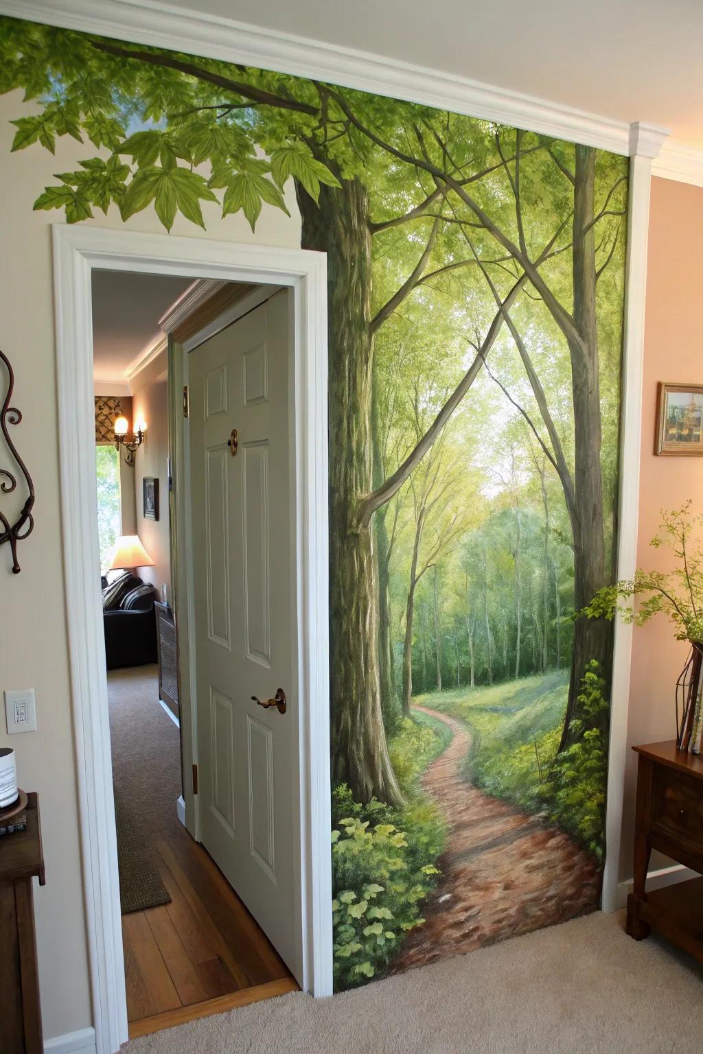 A nature-inspired door that captures the soothing essence of the outdoors within your home.