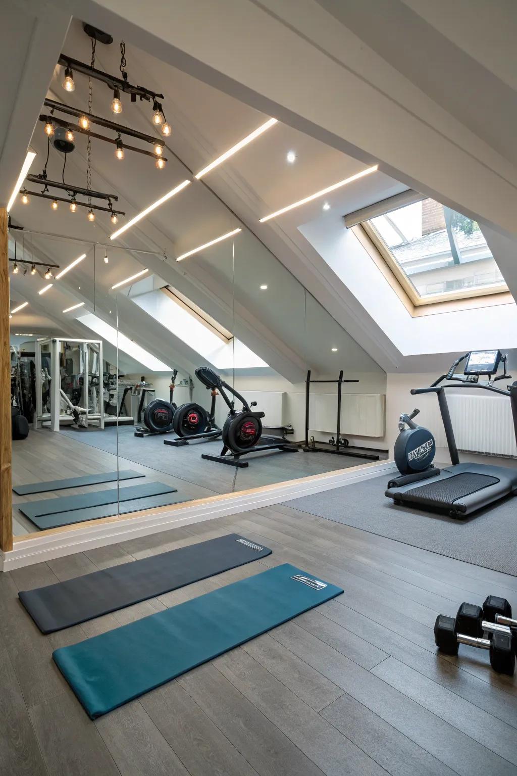 Mirrors trick the eye into perceiving more space while also offering practical benefits.