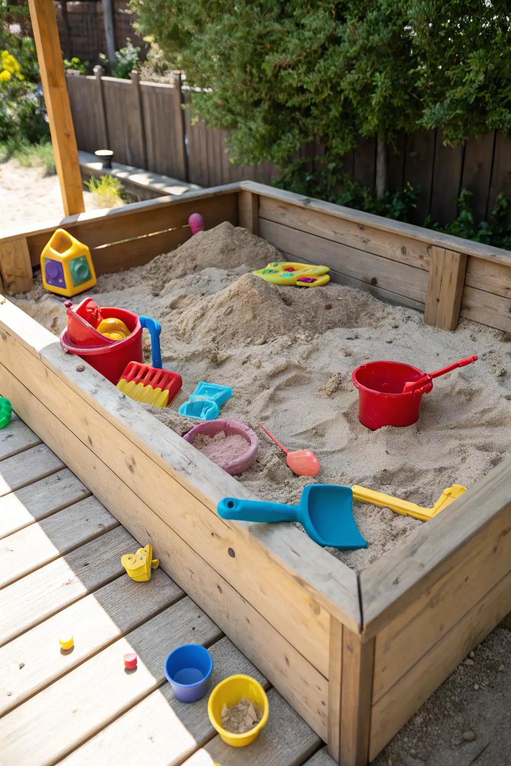 Limitless imagination flourishes in this sandy haven.