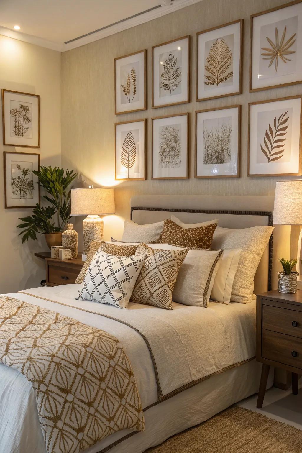 Harmonize your cushion colors with the room's decor for a unified look.
