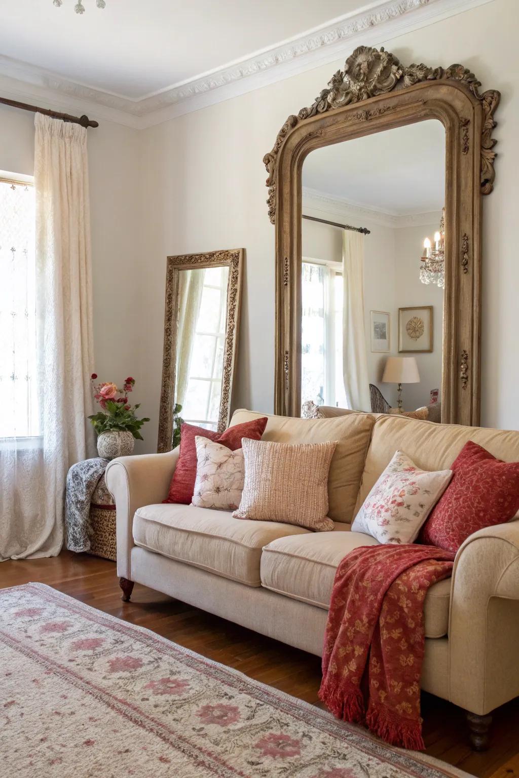 Mirrors have the power to make your space feel larger and more inviting.