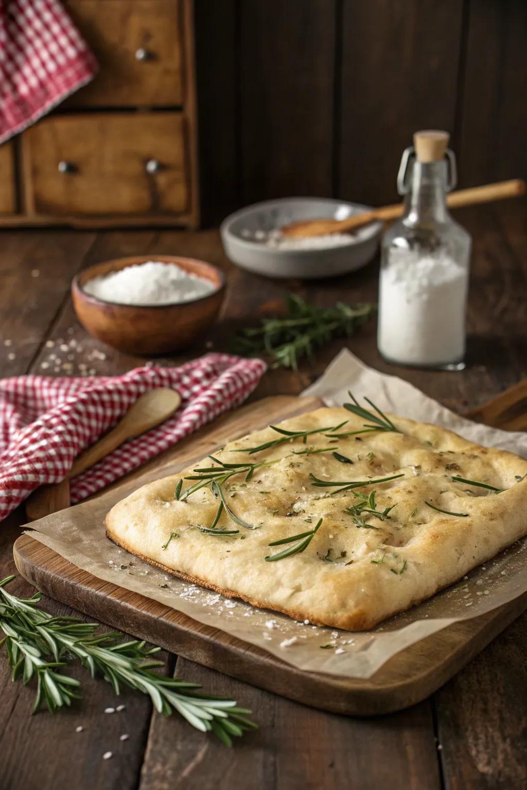 A timeless Italian flatbread, light and flavorful, ready for any occasion.