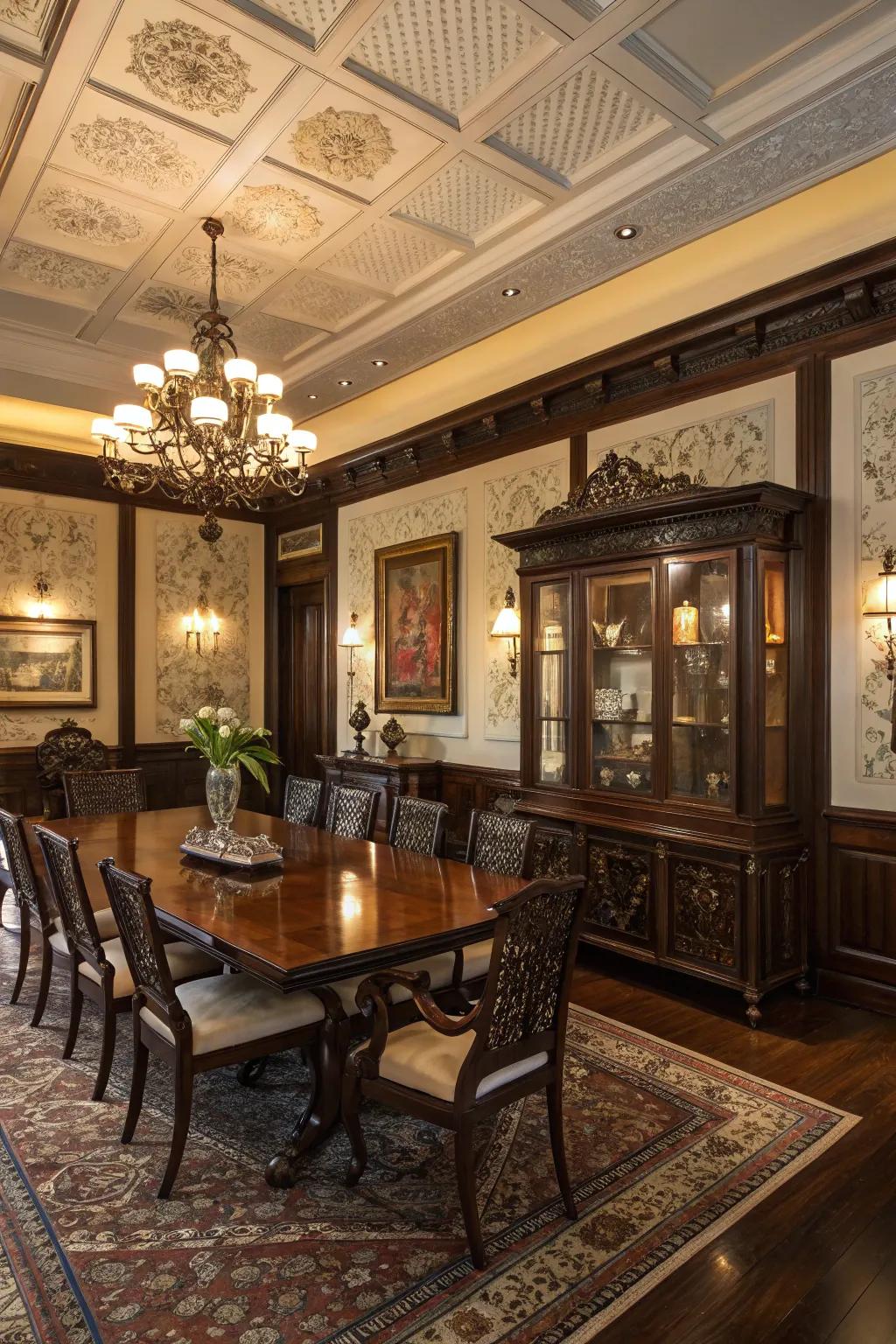 Solid hue timber furnishings give sophistication to every space.