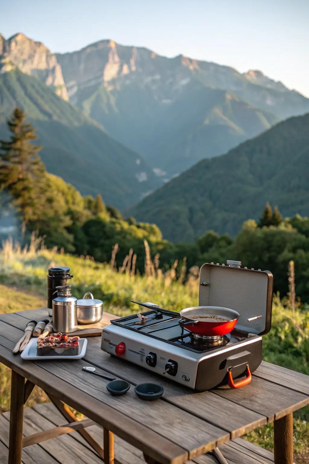 Effective and portable cooking options for campers.
