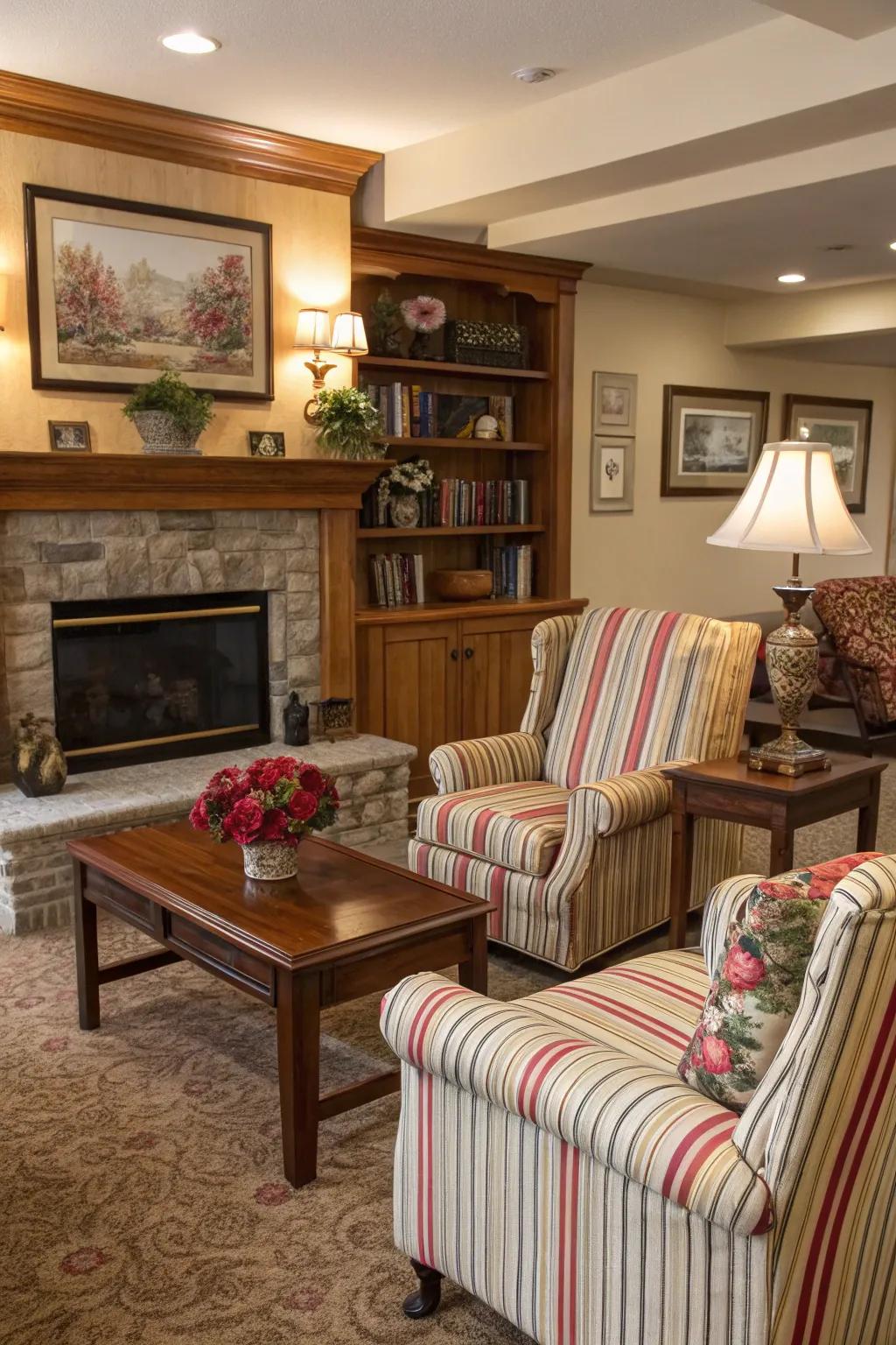 Mixing designs can lead to a distinctive, individualized style.