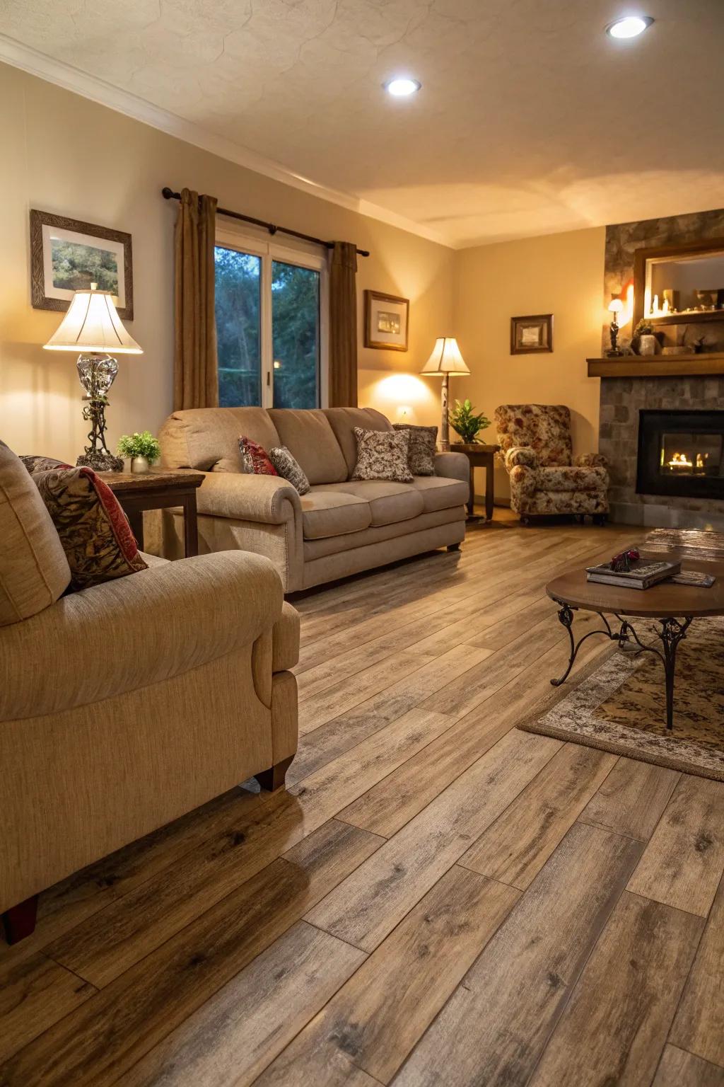 Laminate floors: affordable elegance for your home.