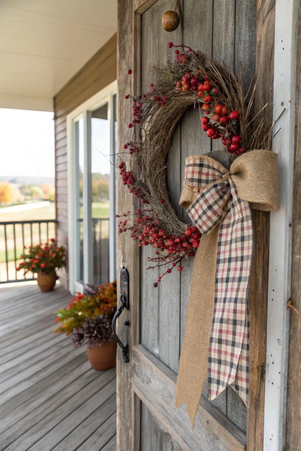 Country charm with a hint of farmhouse elegance.