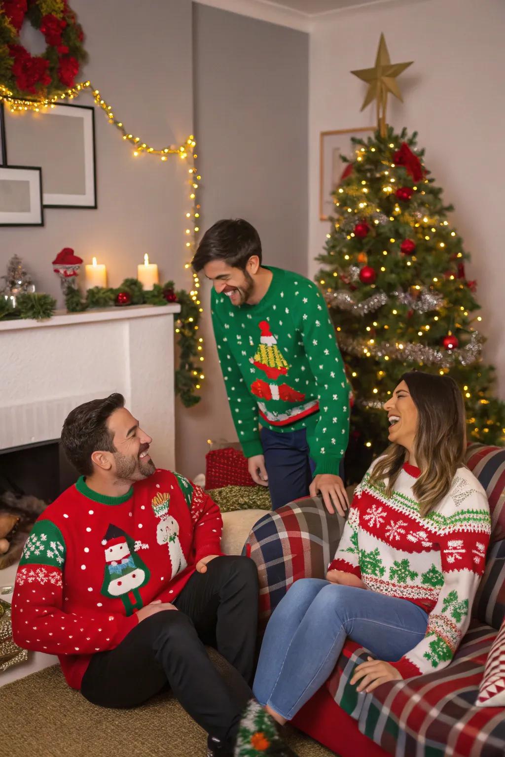 Guaranteed laughs at a Kooky Knitwear Celebration.