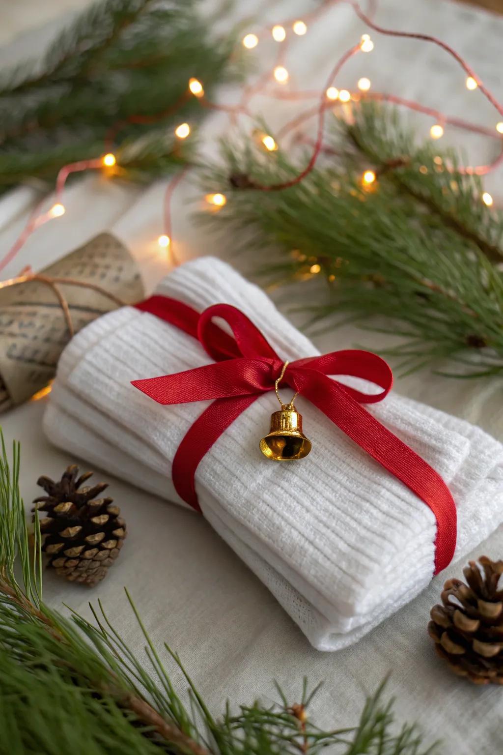 Creative wrapping suggestions add that extra touch to your sock presents.