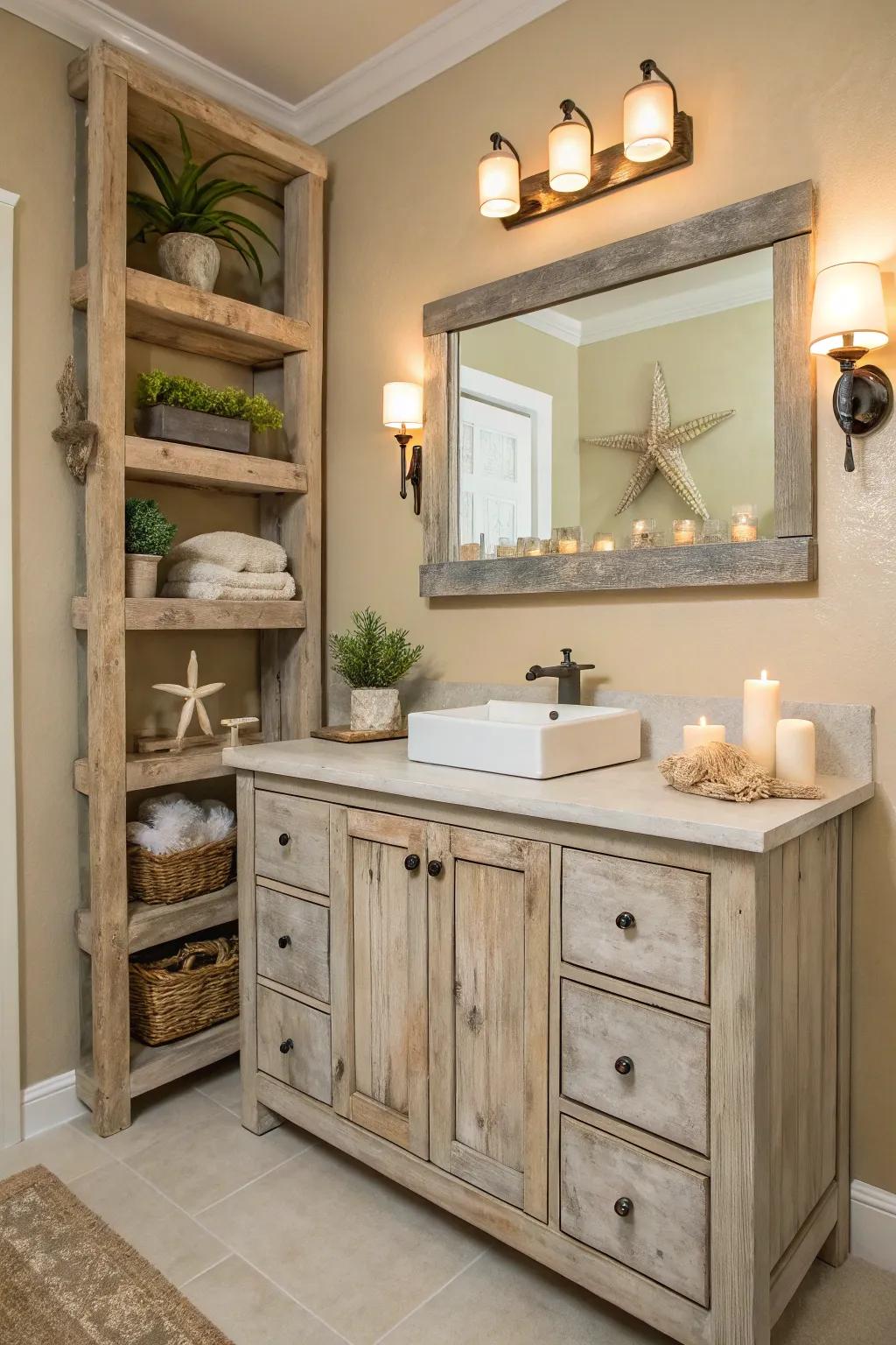 Natural wood connects interior comfort and outdoor beauty.