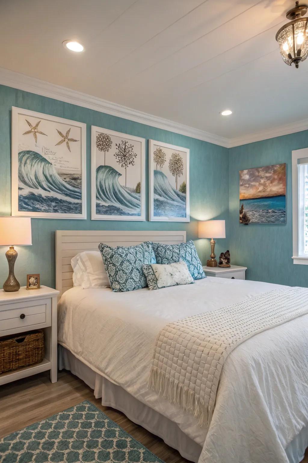 Dive into the detail of aquatic azure for a striking component.