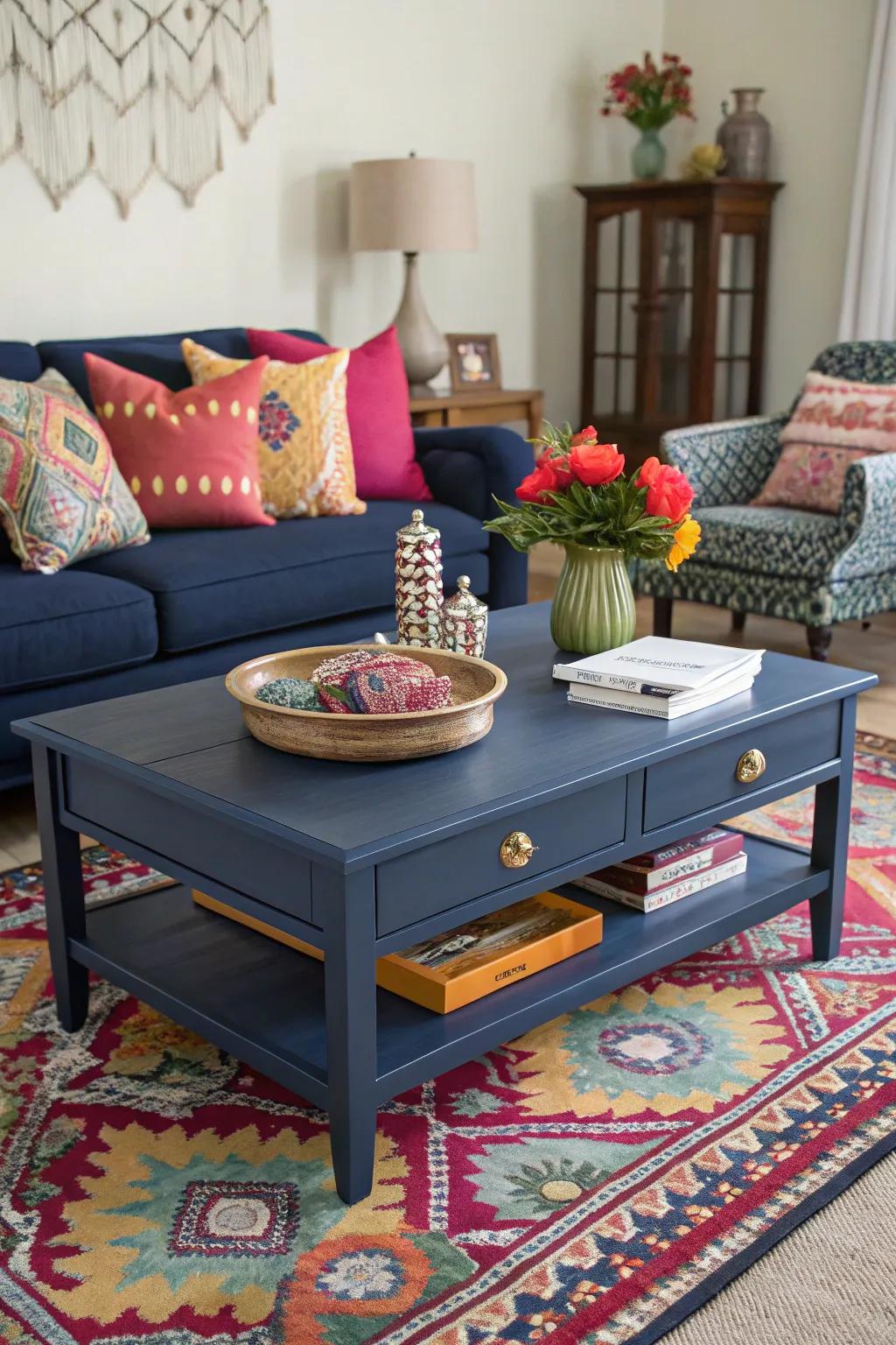 Deep ocean brings a striking and refined touch to your decor.