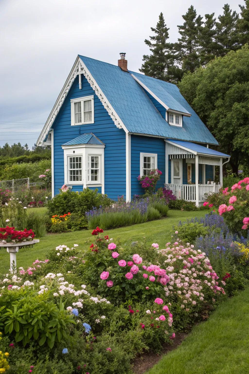 Create impact with beautifully clashing colors.