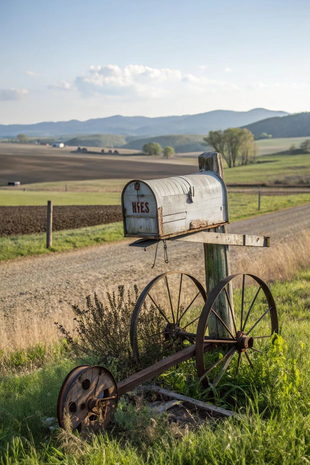 Reinvented agricultural tools bring a touch of history to your mailbox.