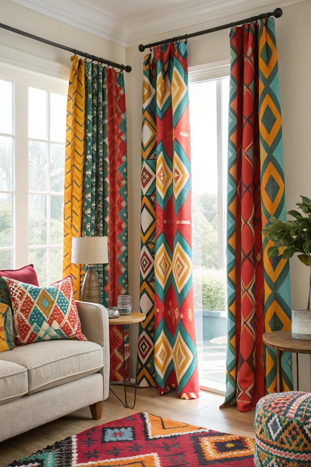 Bold designs can turn your room into a standout area.