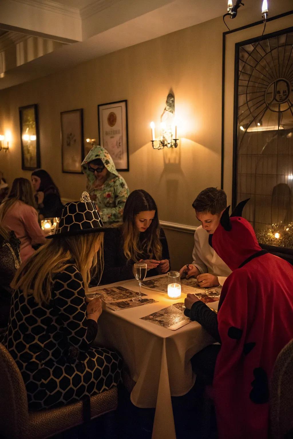 Solve the mystery as you savor a delectable dinner.