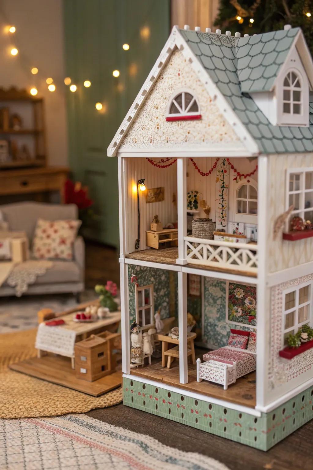 Dollhouse thematic rooms bring small-scale worlds to life.