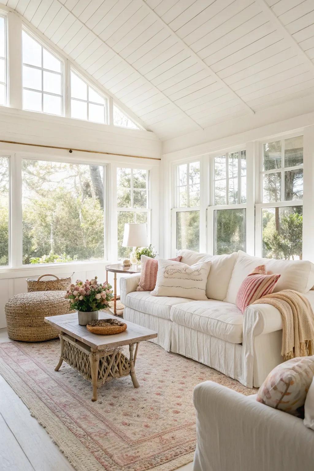 Light colors can make your home feel larger and more inviting.