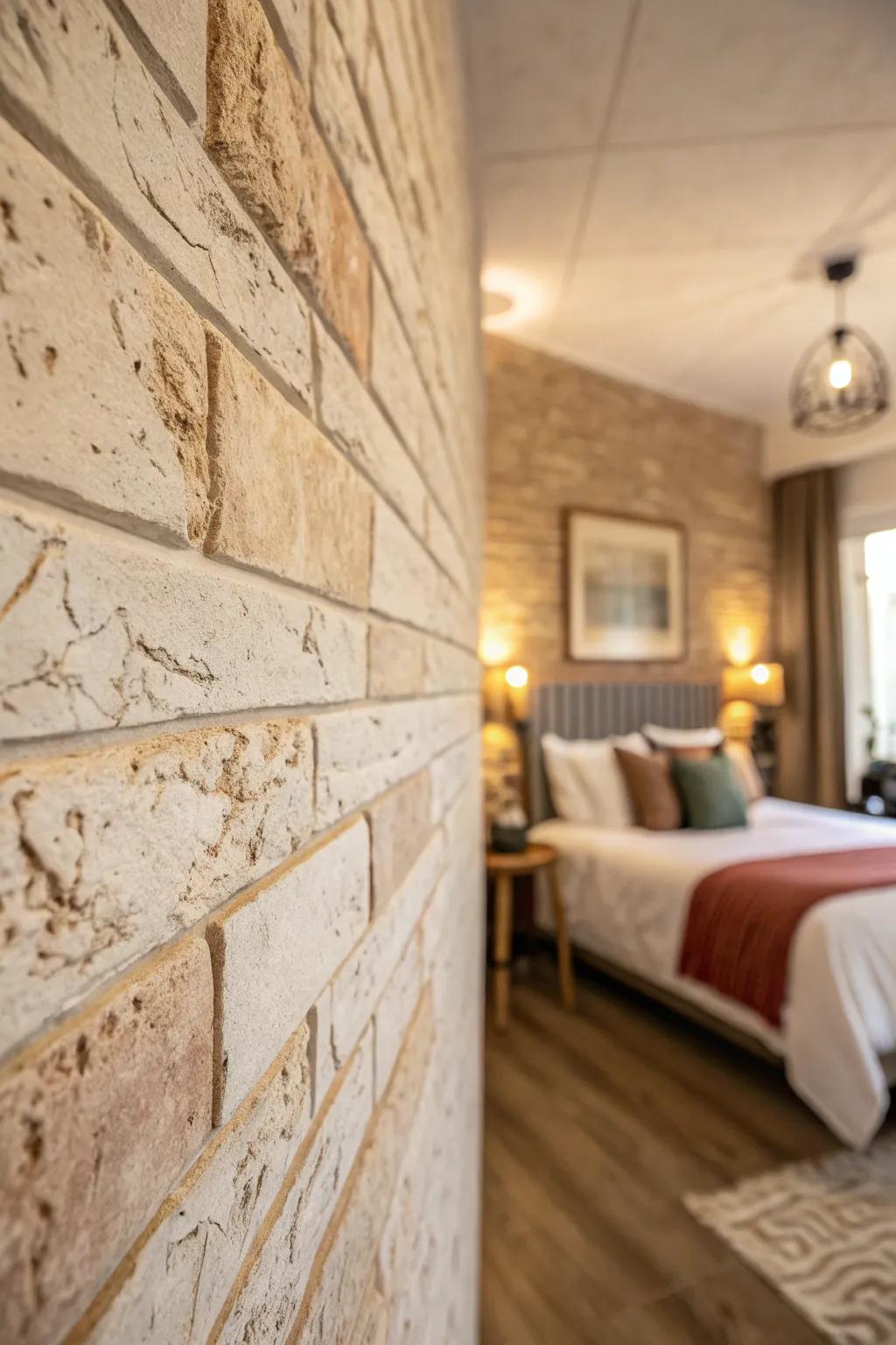 Flattened texture evokes an inviting countryside allure.