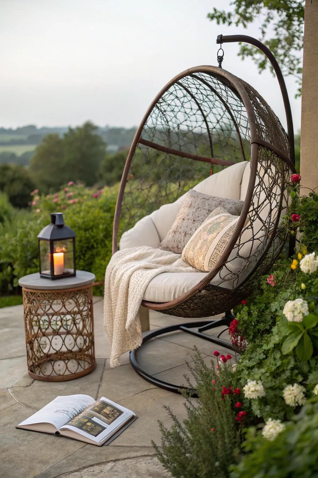 The quintessential location for peaceful reading and unwinding.