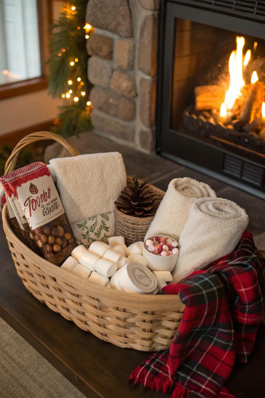 All you could possibly want for a toasty and comfortable evening.