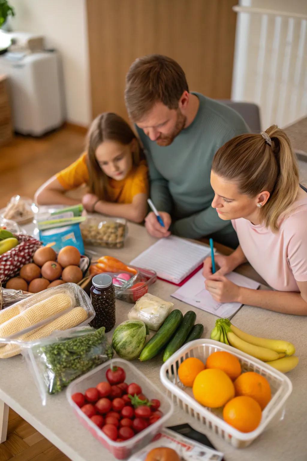 Imaginative budgeting meeting that doubles as a family fun night.
