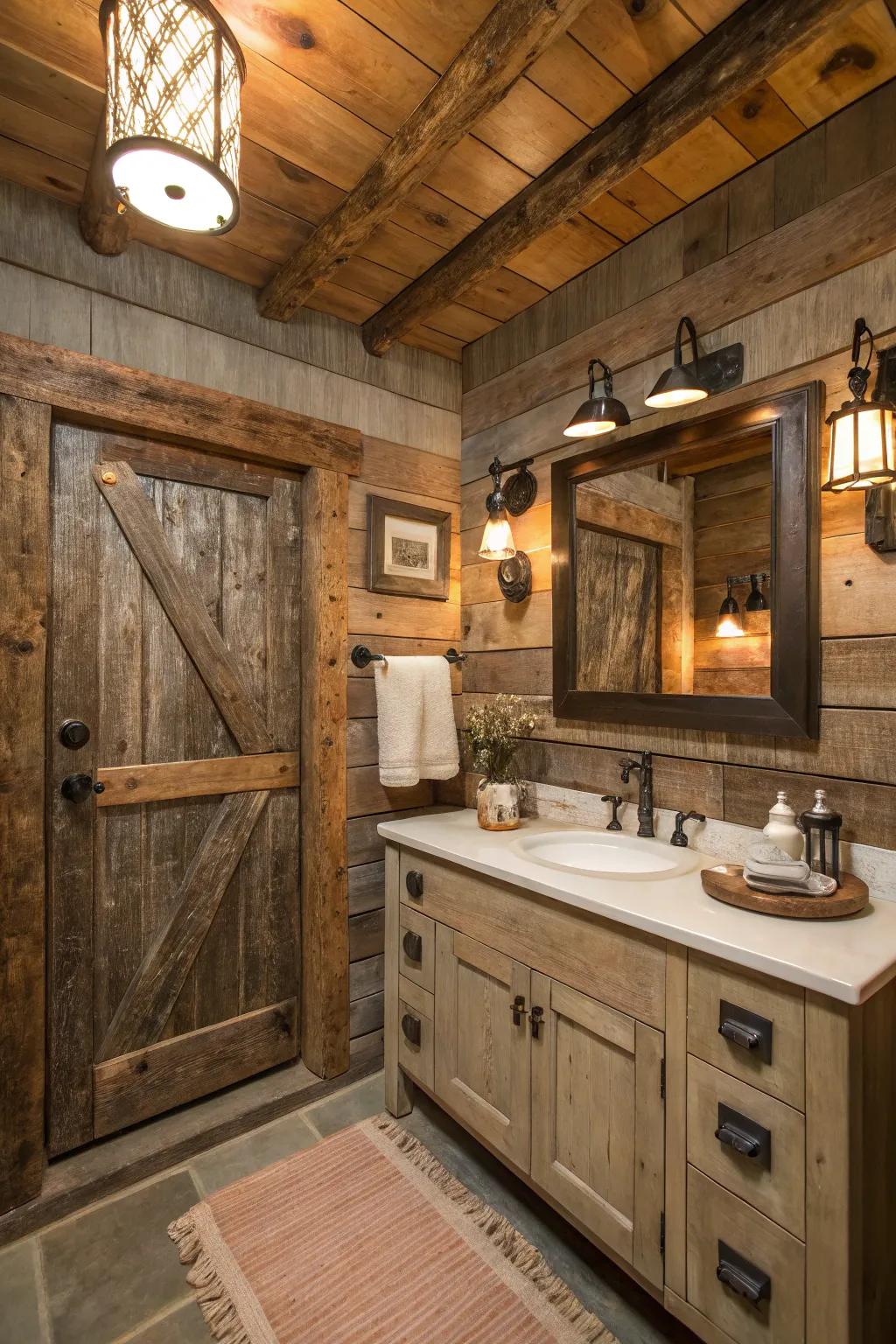 Elements of the countryside transform a space into a comfortable haven.