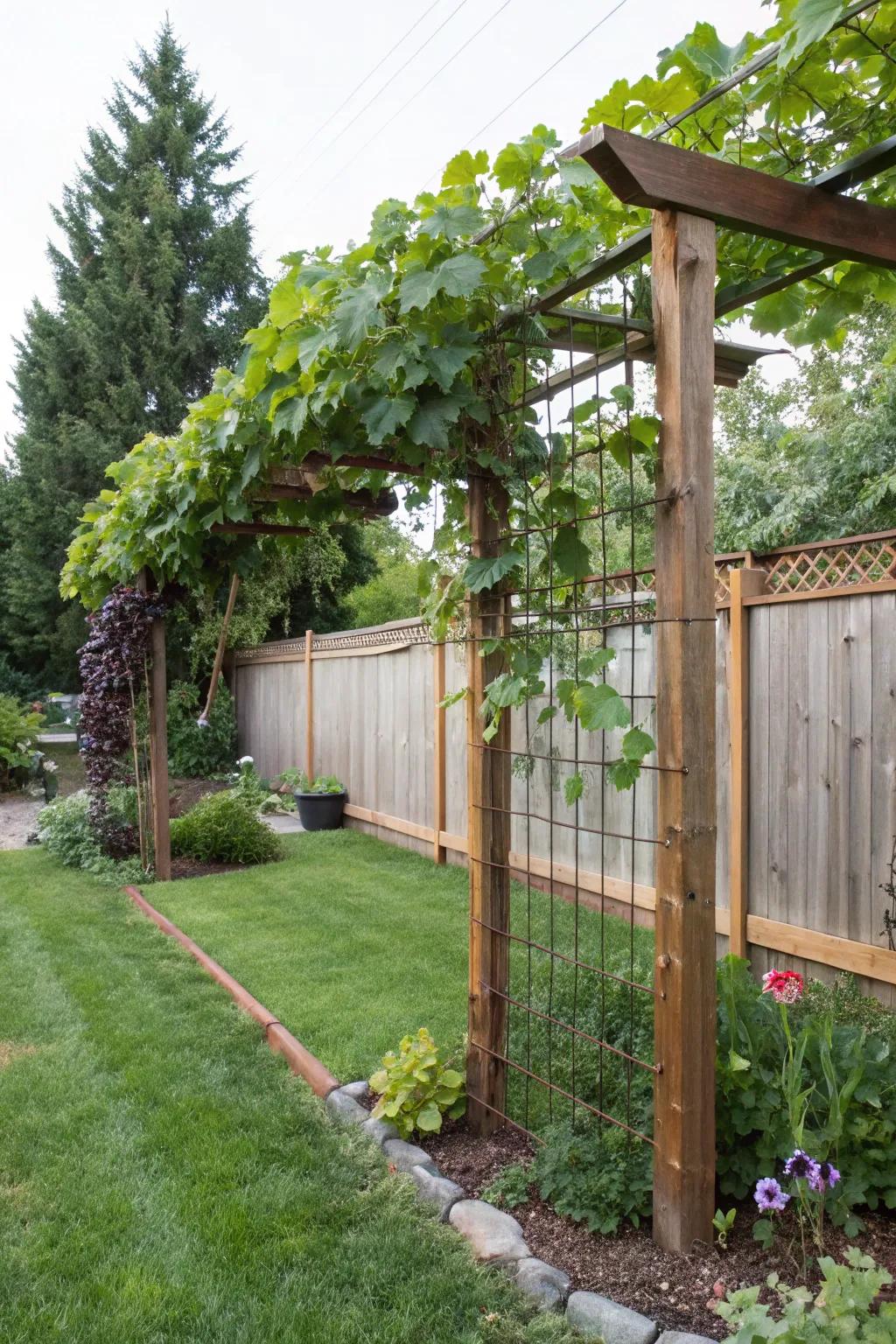 Metal and timber structures provide both long-lasting quality and aesthetic appeal.