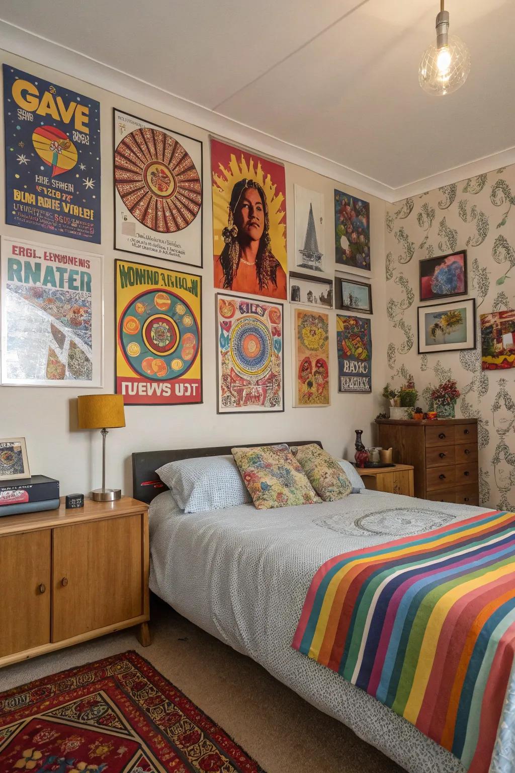 Vintage wall art evokes nostalgia and a unique charm in your space.