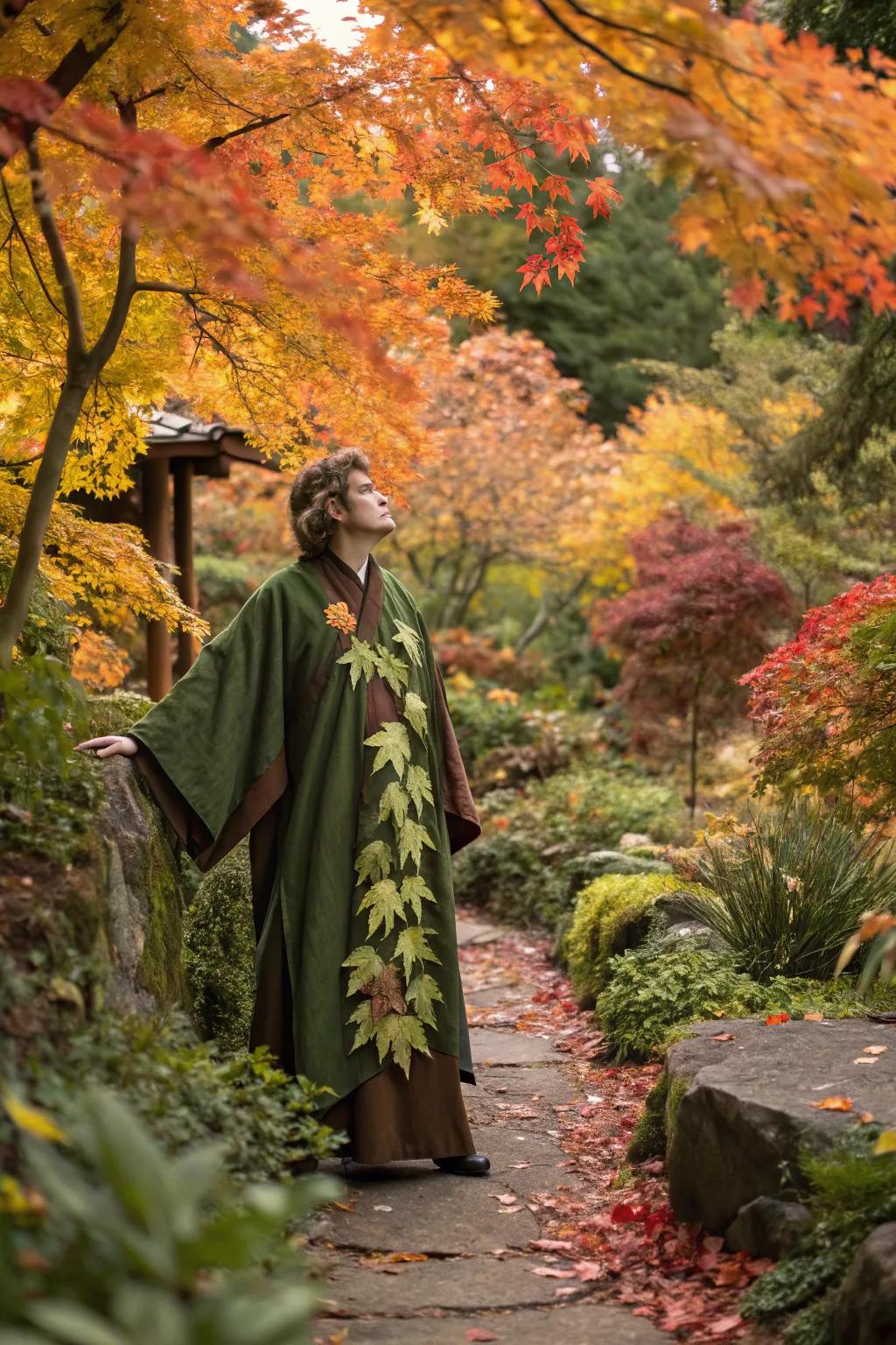 Celebrate nature with an enchanted woodland shaman robe.