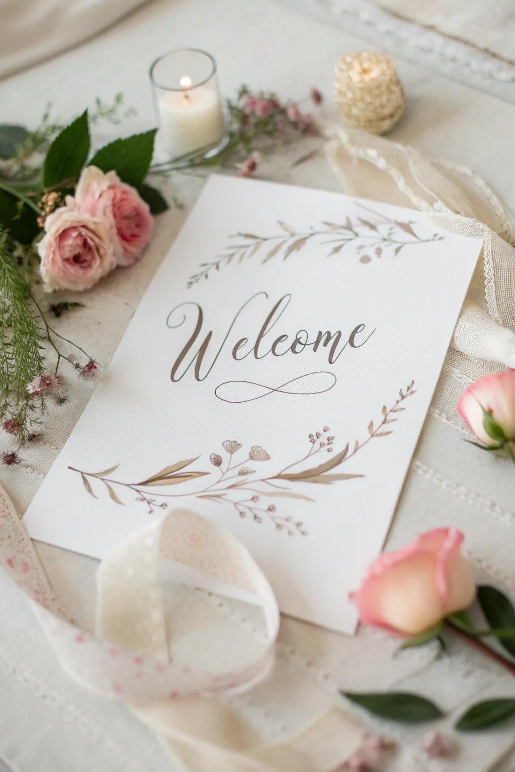 Handwritten fonts give your invitations a personal feel.
