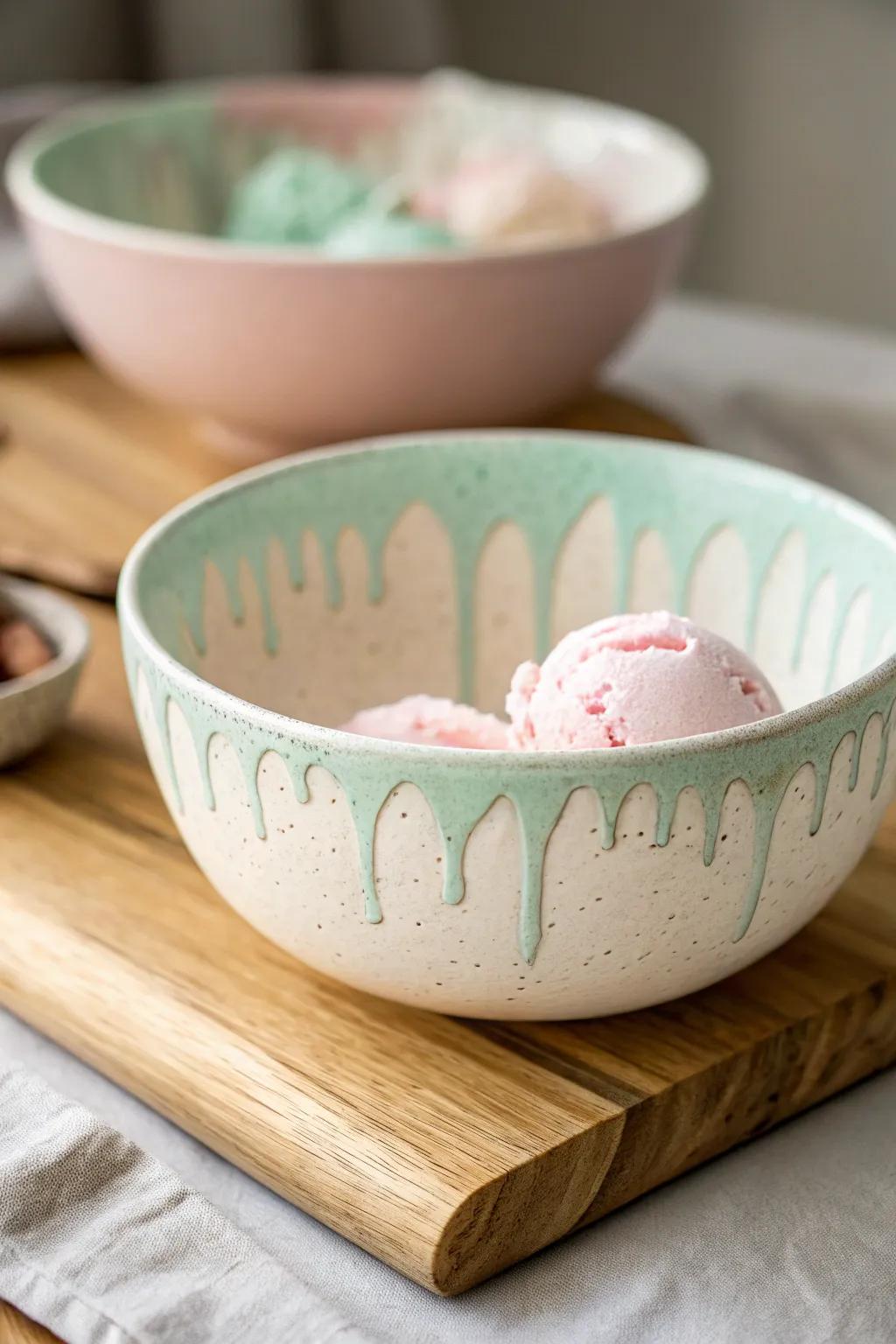 Enjoy the delightful simplicity of handmade sophistication with this melting treat cascade container.