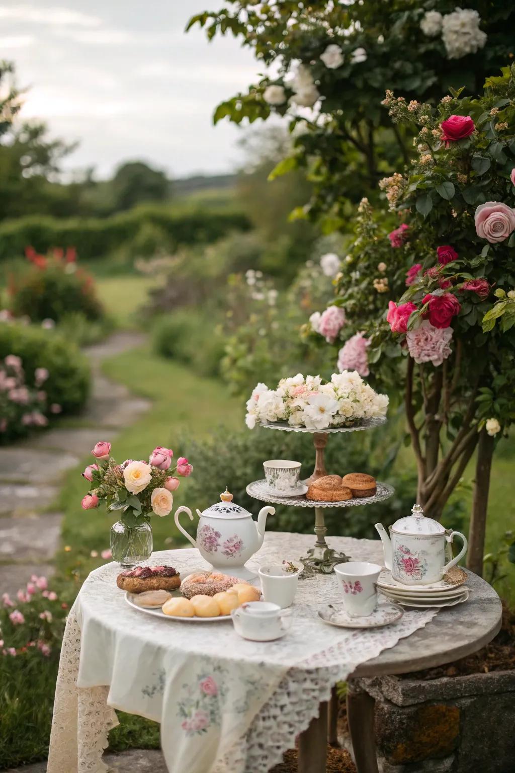 A Garden Tea Party is both classy and refreshing.