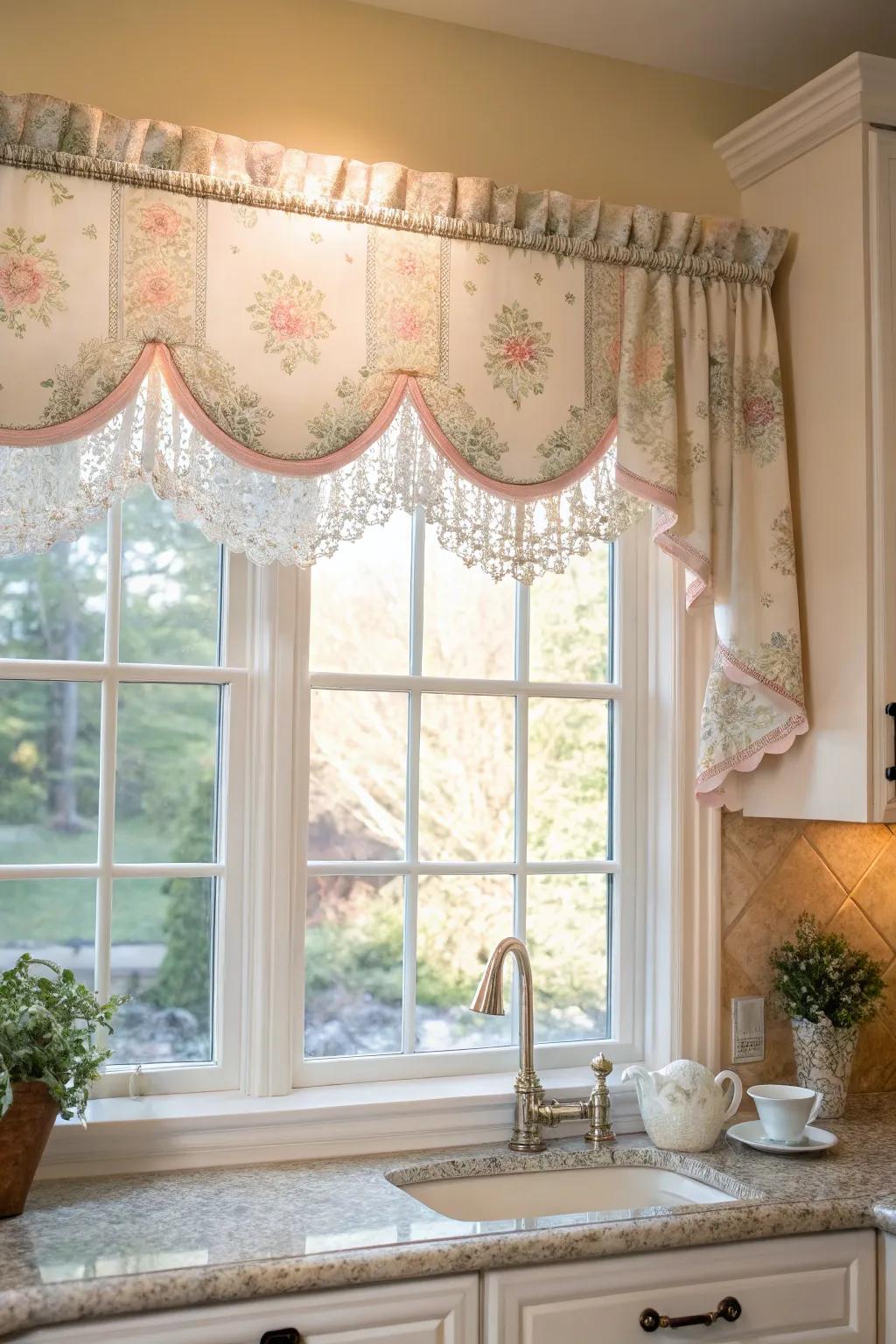 Gentle rounded edges fashion a cozy atmosphere.