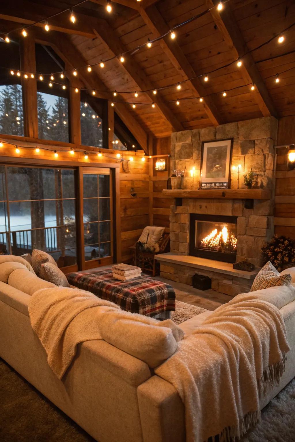 A cozy relaxation corner perfect for unwinding and socializing.