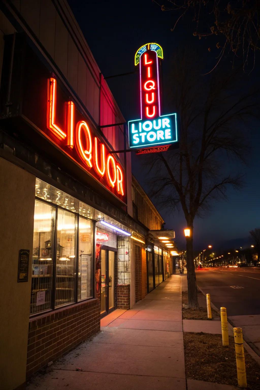 Illuminated signs inject a lively energy into your business as the sun sets.
