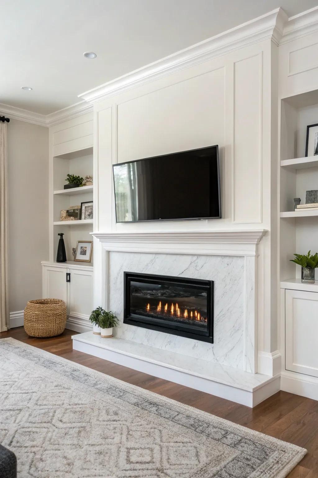Contemporary simplicity creates an airy and spacious feel.