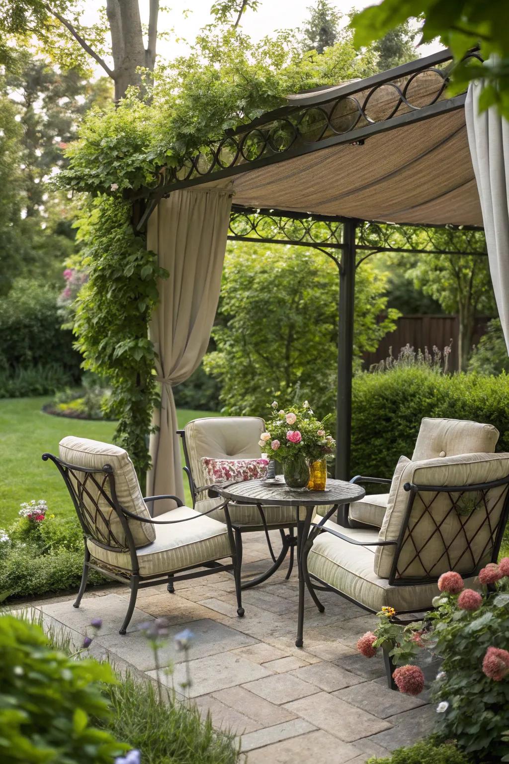 A relaxing seating area perfect for unwinding.