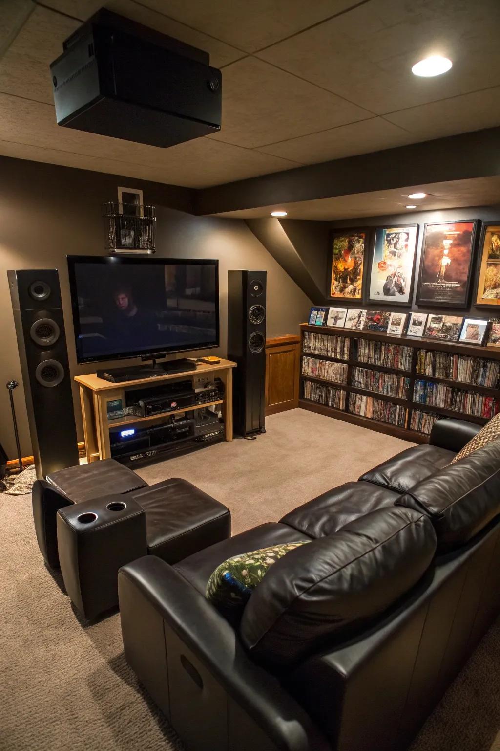 Ensure your display is the focal point of your entertainment arrangement.