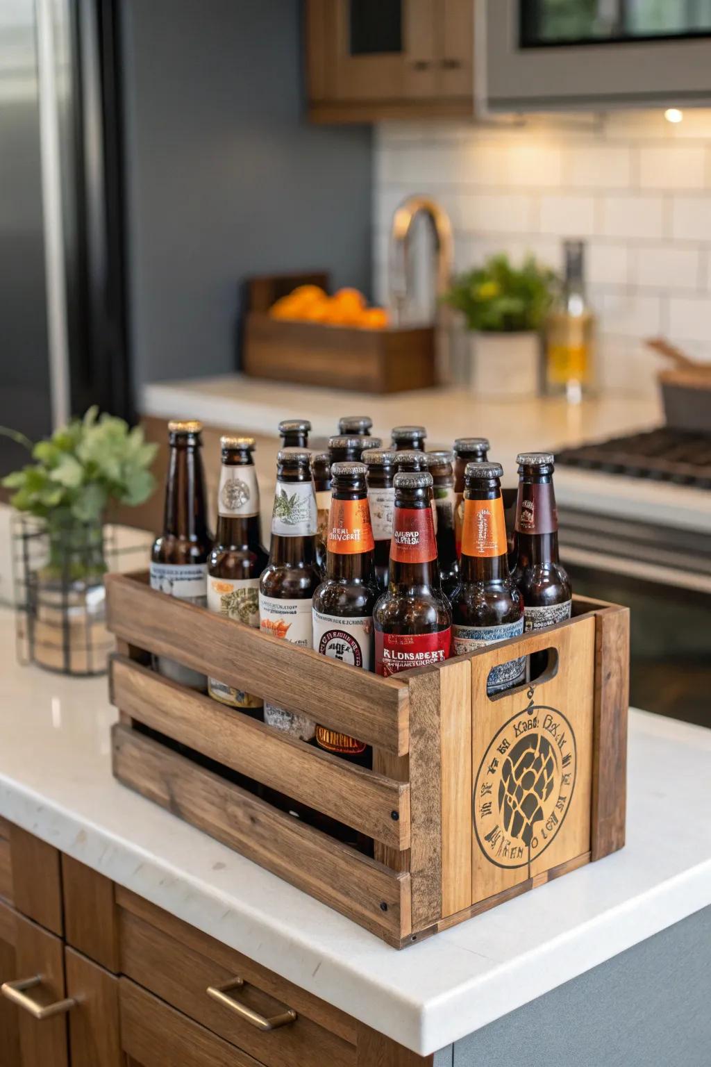 Specialty beer bouquet, a perfect gift for beer fans.