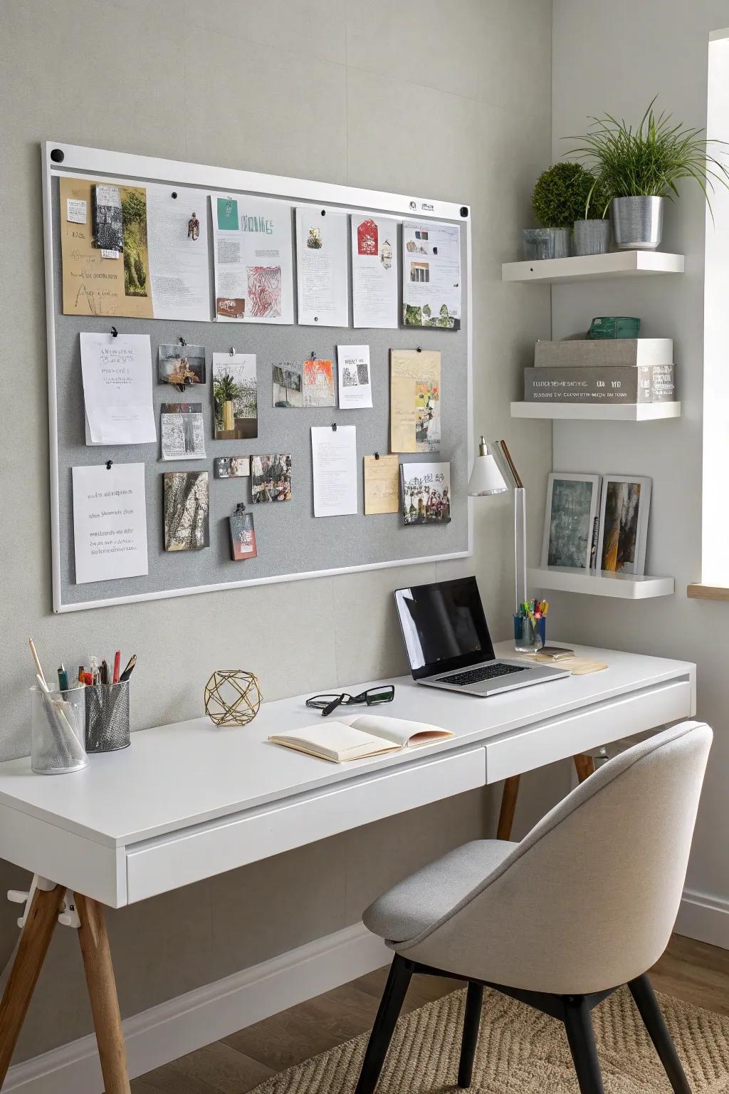 Magnetic boards are a clean, pin-free way to display your favorite memories.