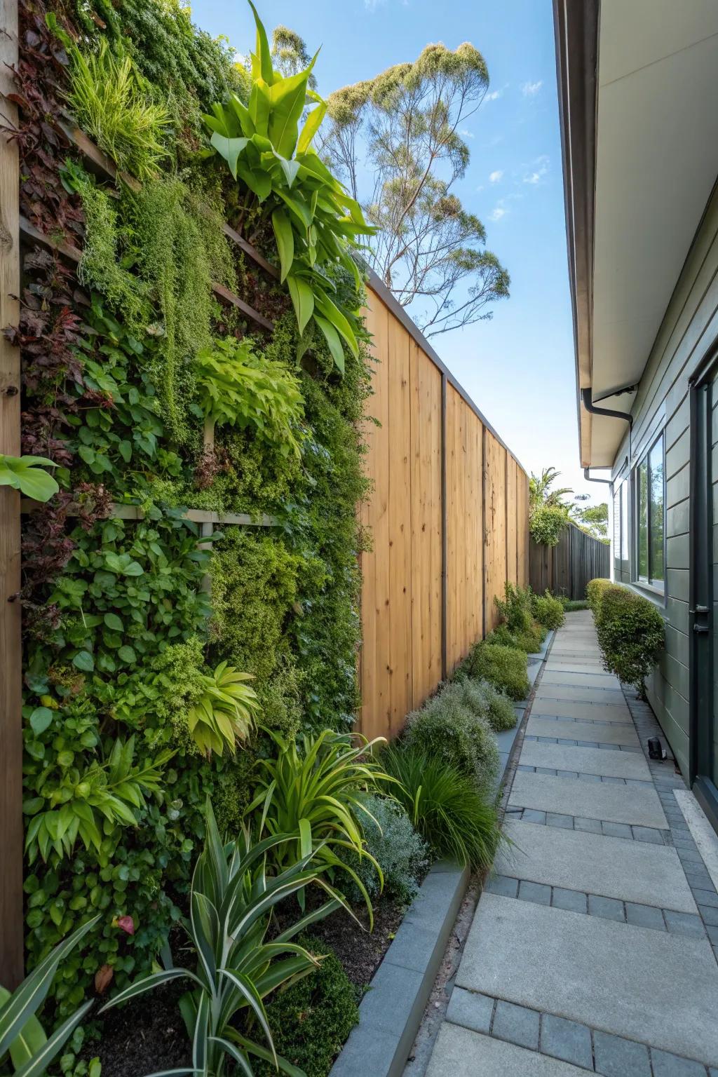 Upright gardens make the most of greenery in tight spaces.