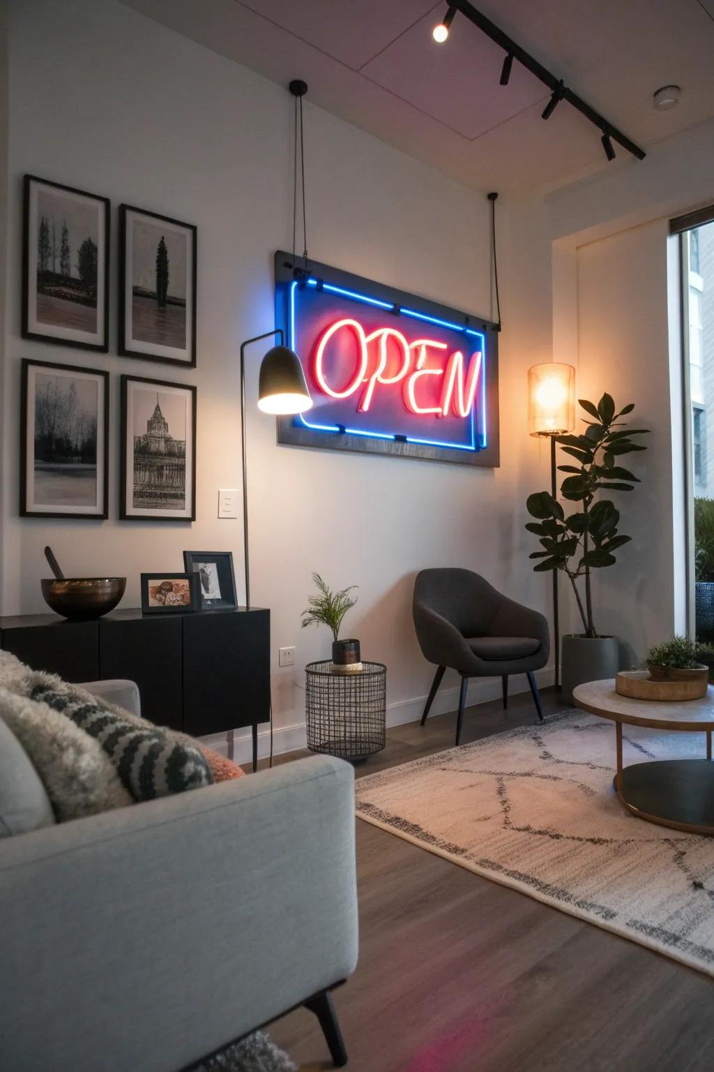 With a vibrant illuminated open display, you can brighten up your space.