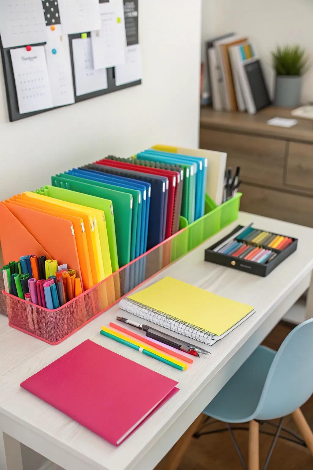 Color-coding brings both order and a burst of personality to your study routine.