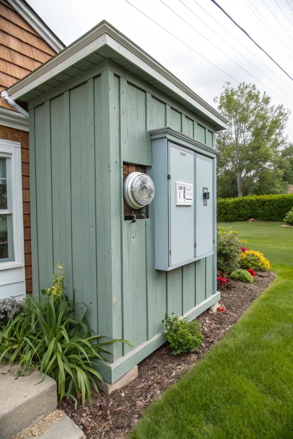 Cupboard-style casings provide a seamless integration with your home's exterior.