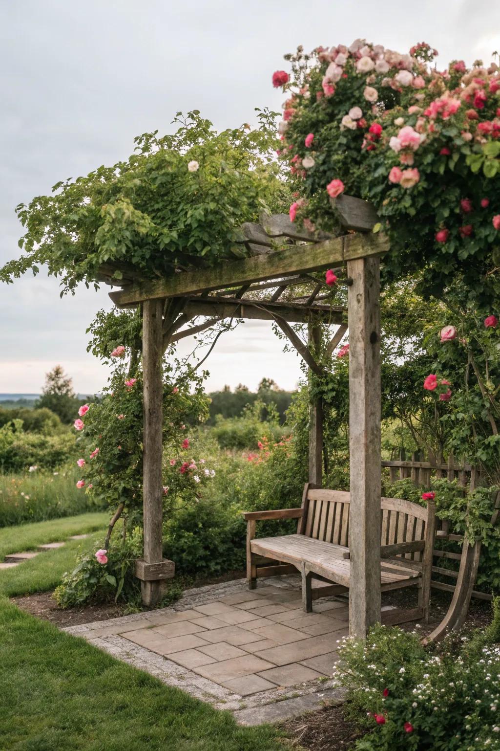 An outdoor structure can turn your garden into a scenic escape.