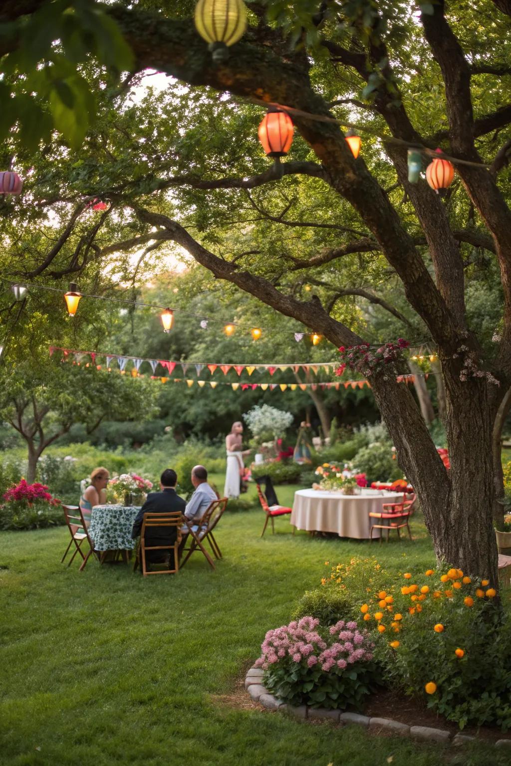 Celebrate nature's beauty as a breathtaking backdrop.